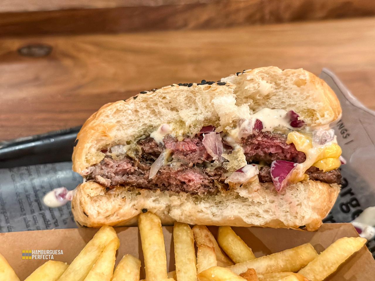 Detalle Corte Burger La Birra Bar
